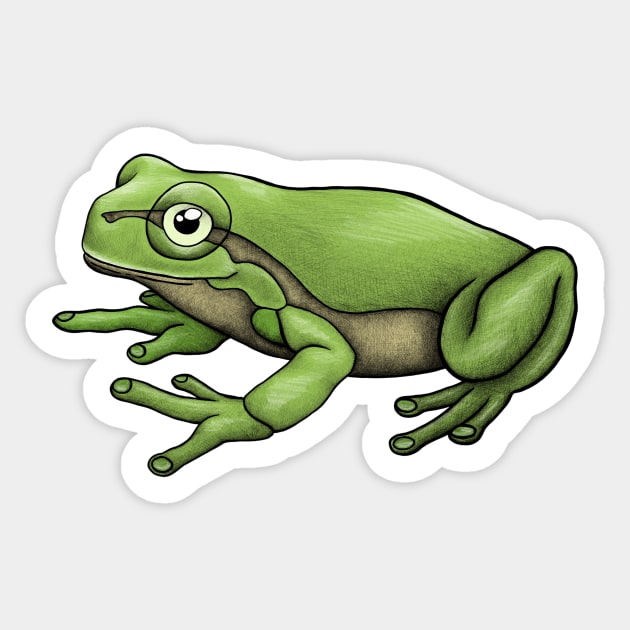 Frog Sticker by Akman